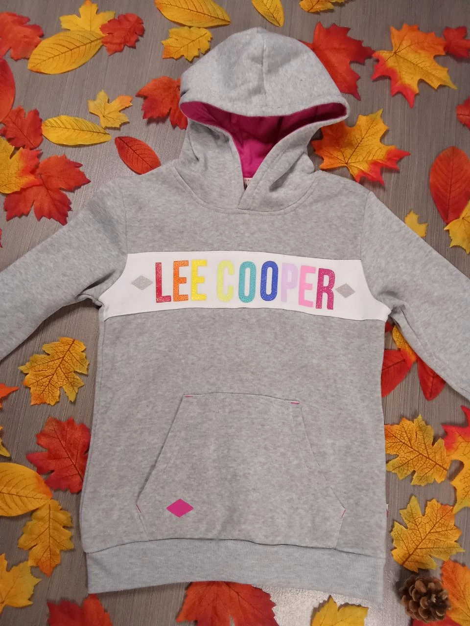 Superbe sweat gris Lee Cooper 12 ans